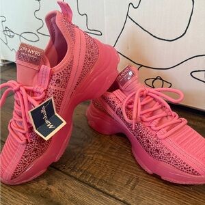 Steve Madden Pink sparkly rhinestone Shoes sneakers